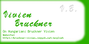 vivien bruckner business card